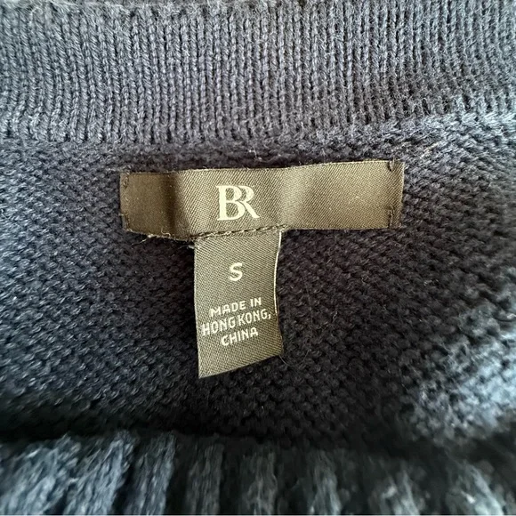 BANANA REPUBLIC Navy Stripe Cotton Silk Sweater
Size Small - Picture 7 of 9